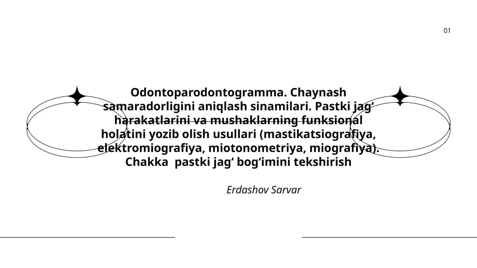Odontoparodontogramma