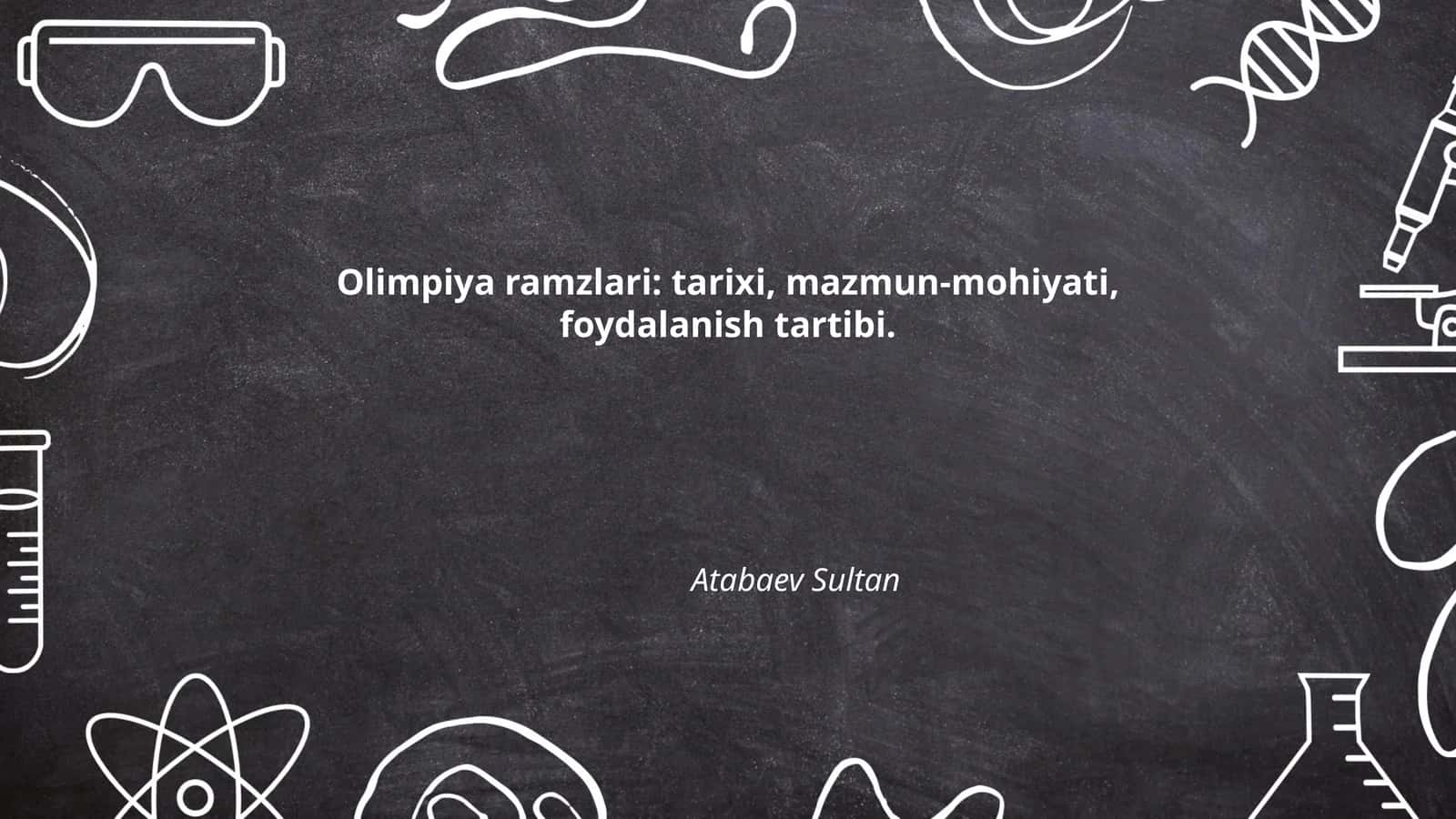 Olimpiya ramzlari: tarixi, mazmun-mohiyati, foydalanish tartibi