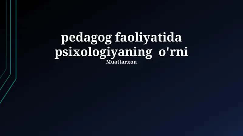 Pedagogik psixologiya praktikum kurslari