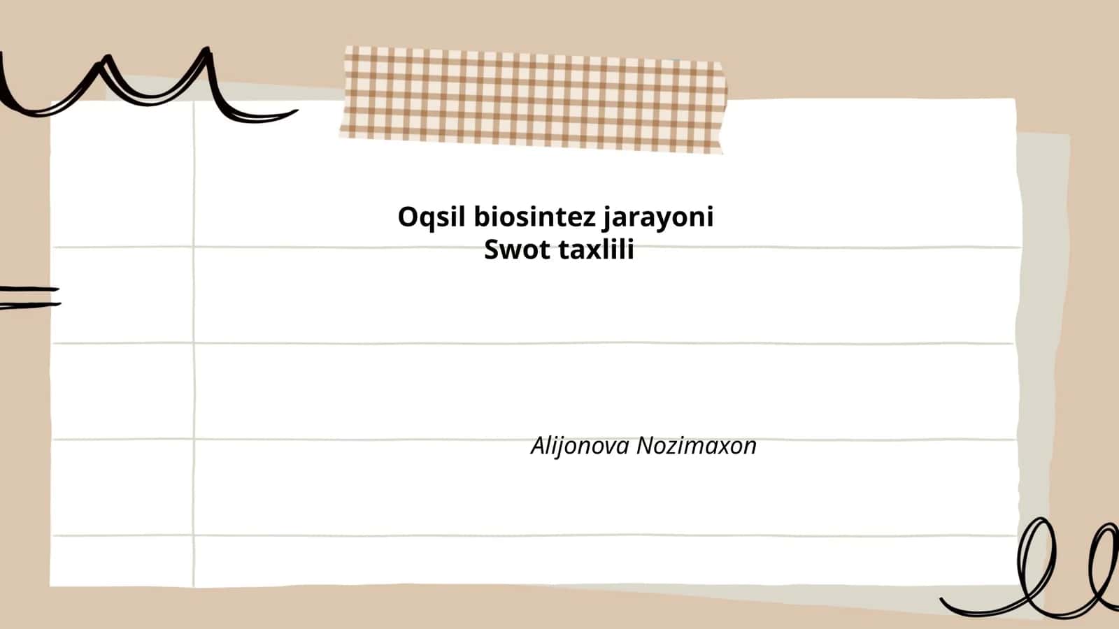 Oqsil biosintez jarayoni