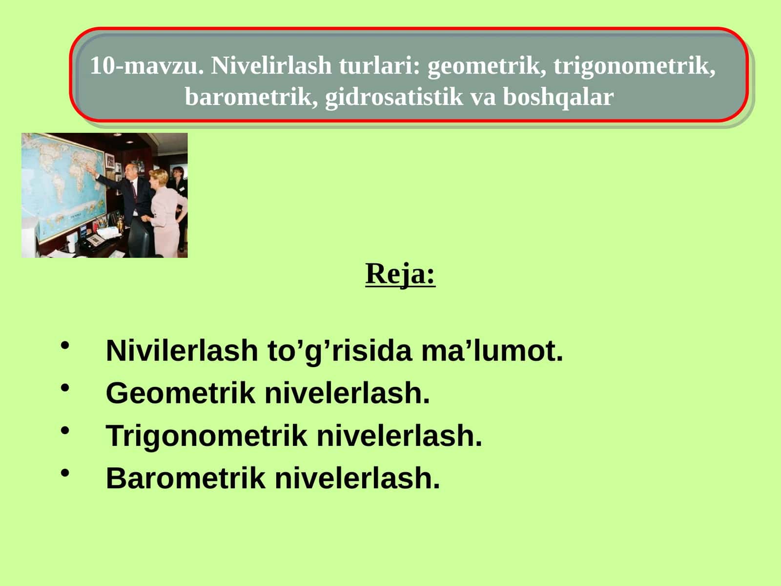 Geometrik nivelerlash