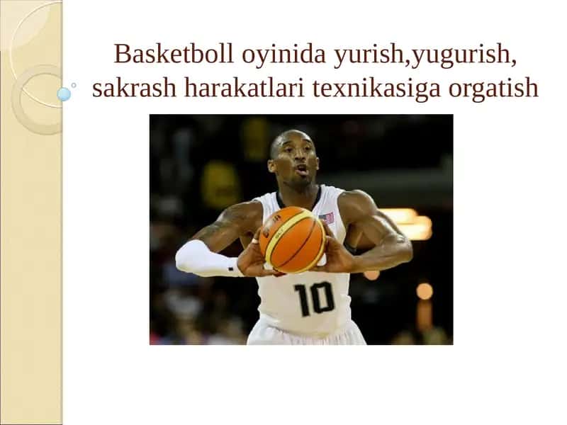 Basketbol o'yinida yurish, yugurish, sakrash harakatlariga o'rgatish