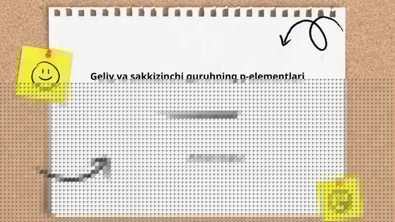 Geliy va sakkizinchi guruhning p-elementlari