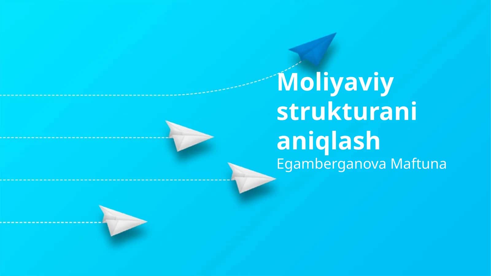Moliyaviy strukturani aniqlash