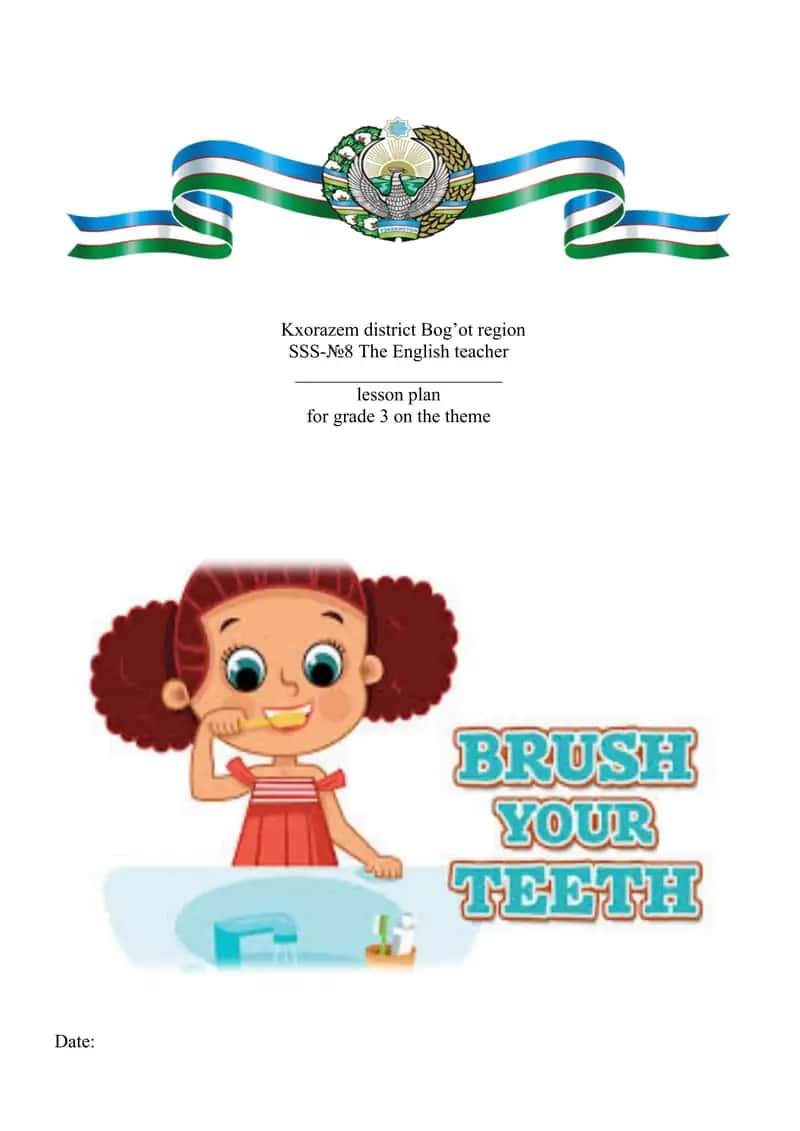 Brush your teeth.