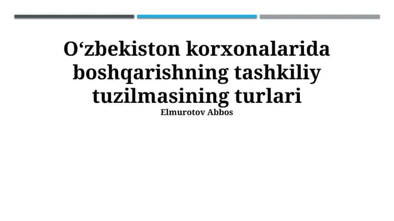 Funktsional boshqaruv tuzilmasi