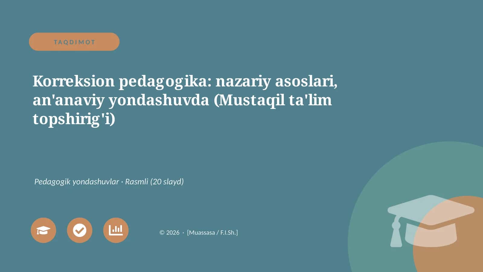 Korreksion pedagogika: nazariy asoslari