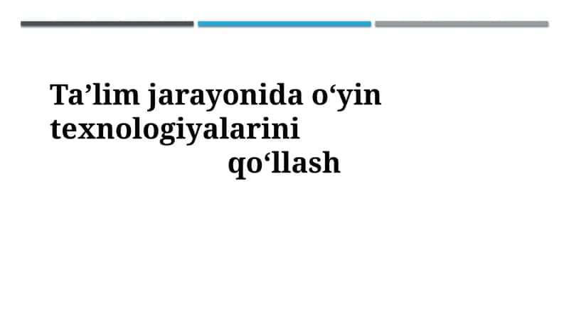 Interfaol O'quv Dasturlari va Simulyatsiyalar