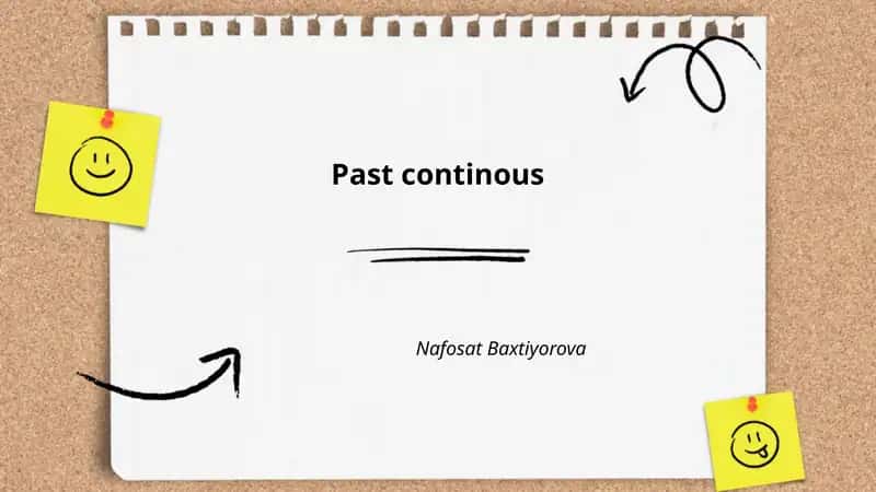 Past continous