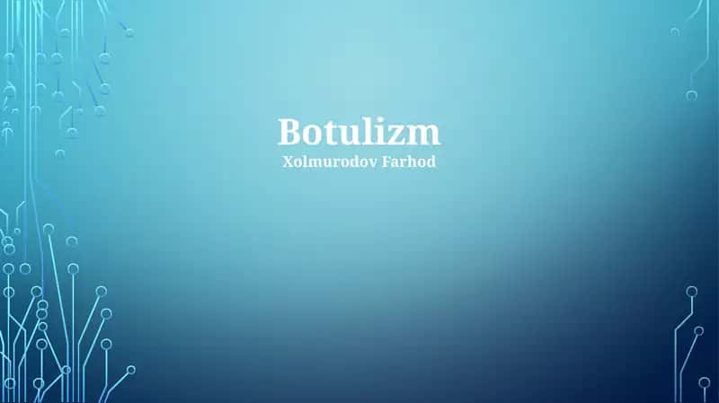 Botulizm