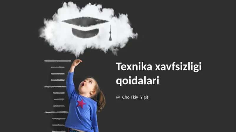 Texnika xavfsizligi qoidalari