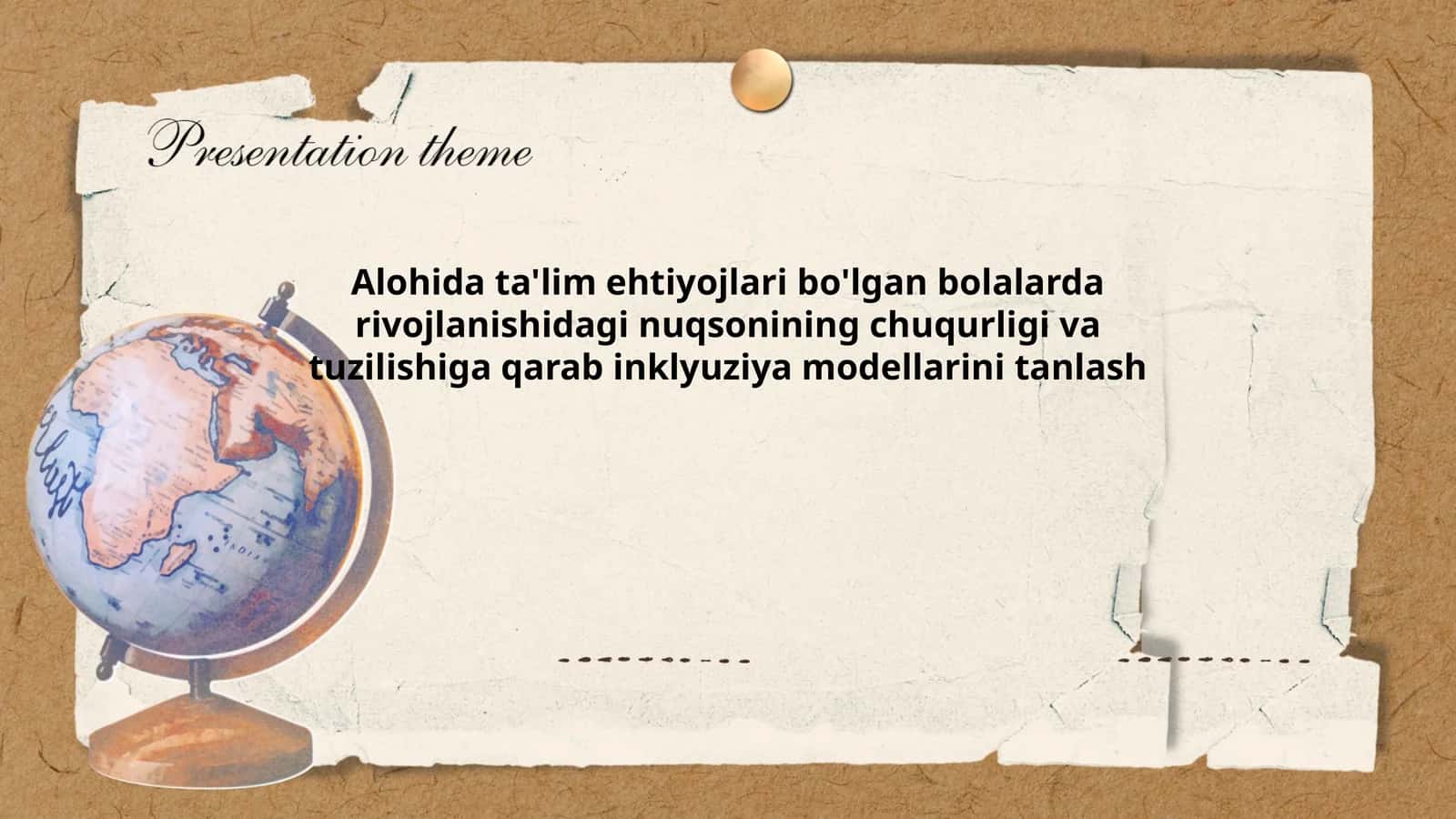 Alohida ta'lim ehtiyojlari bo'lgan bolalarda rivojlanishidagi nuqsonining chuqurligi va tuzilishiga qarab inklyuziya modellarini tanlash