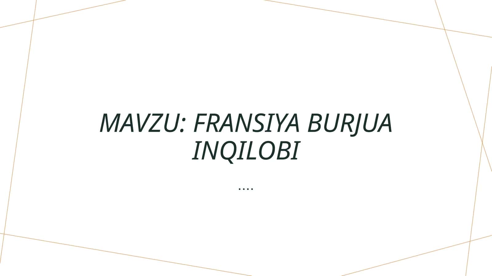 Fransiya burjua inqilobi