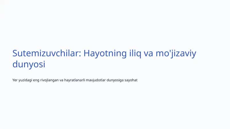 Sutemizuvchilar