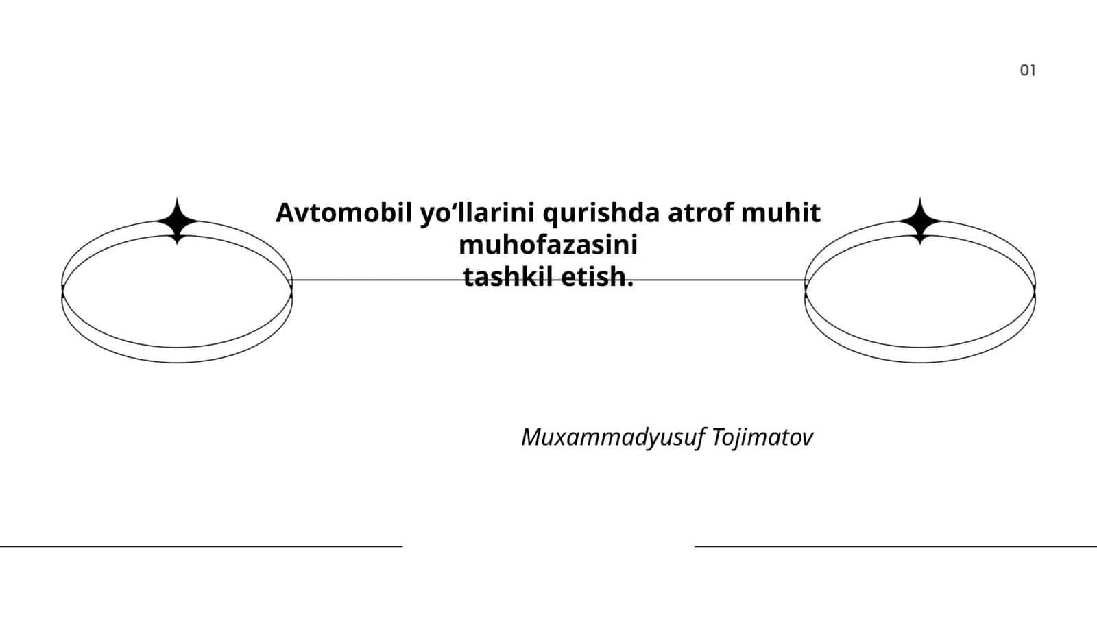 Atrof-muhit sohasida ekologik muammoni hal qilish