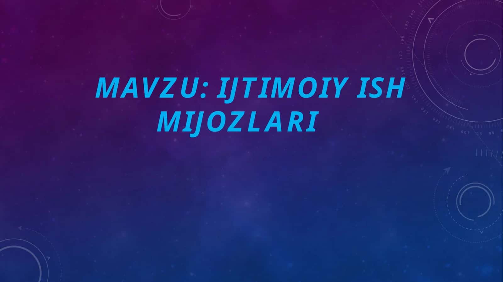 Ijtimoiy ish mijozlari