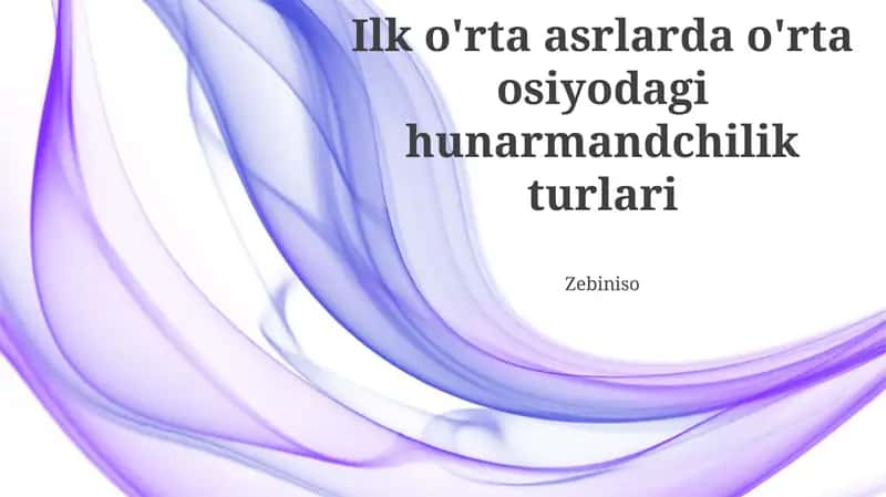 To'qimachilik an'analari