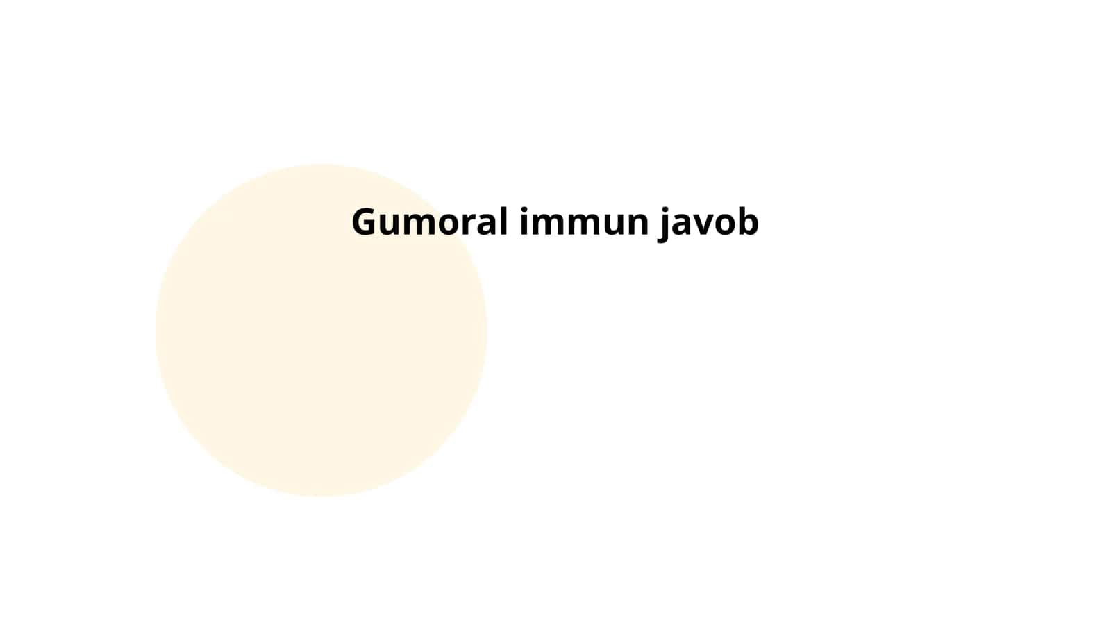 Gumoral immun javob