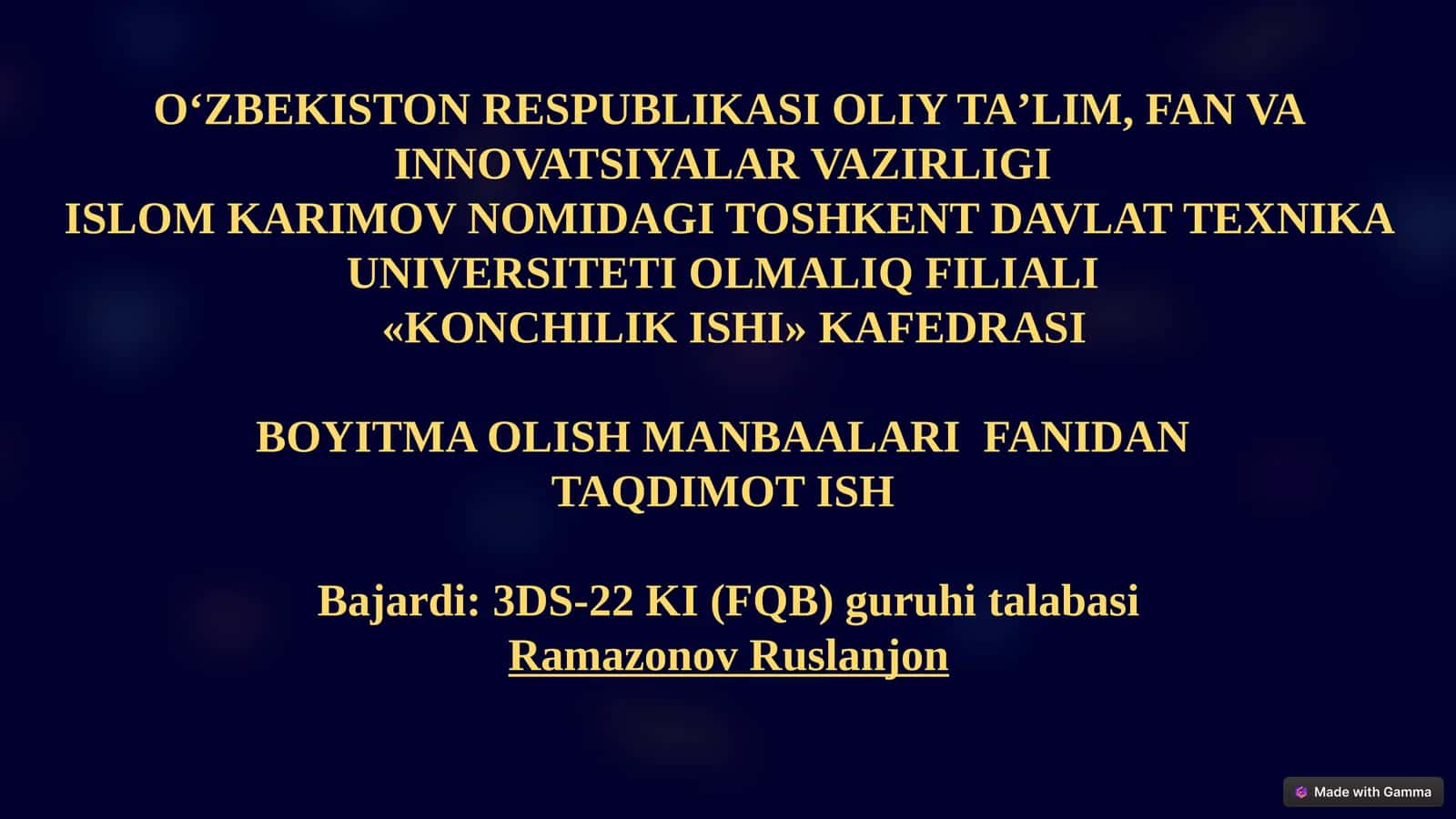 Mineral hosil qiluvchi gidrotermal jarayonlar