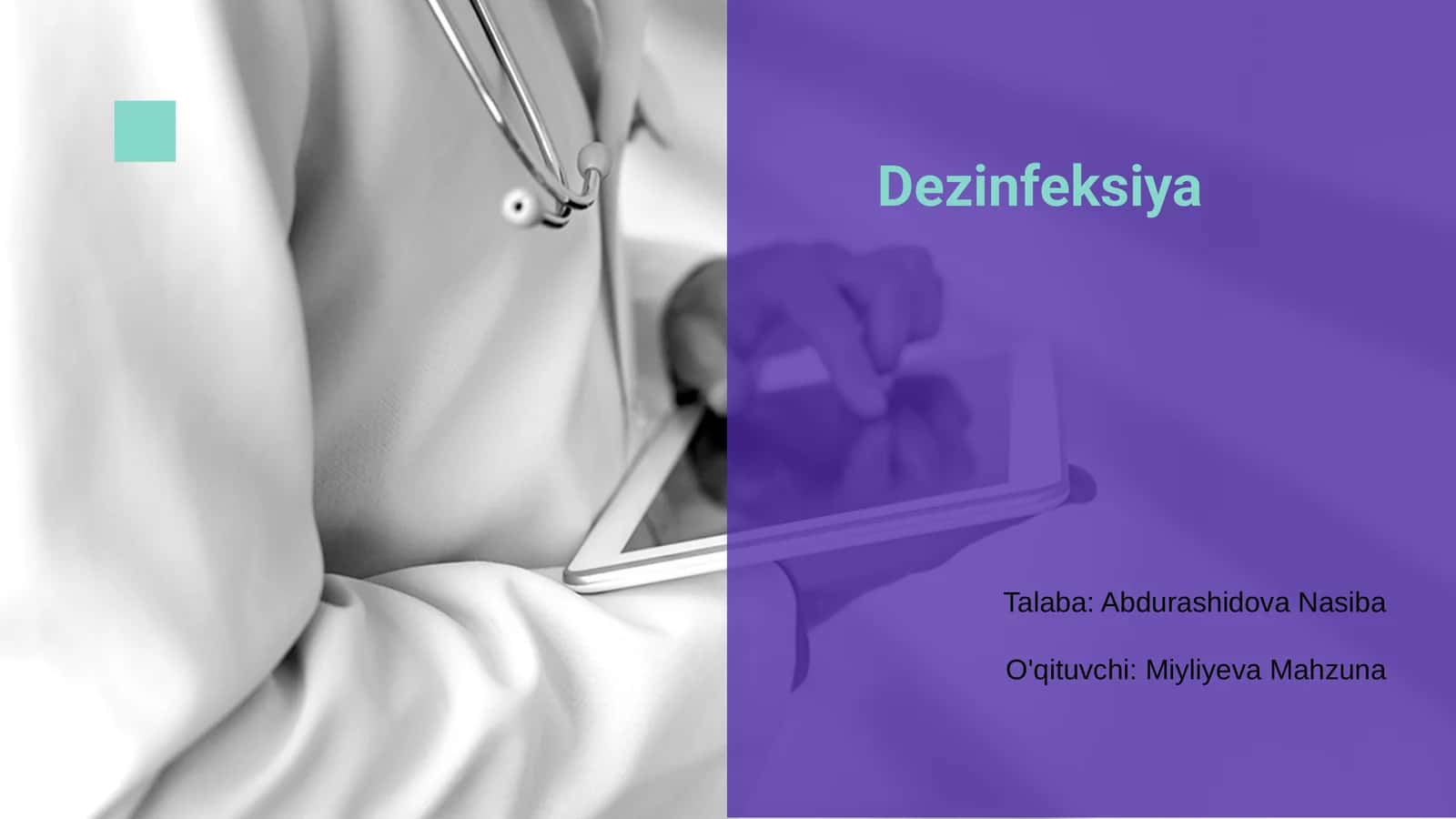 Dezinfeksiya