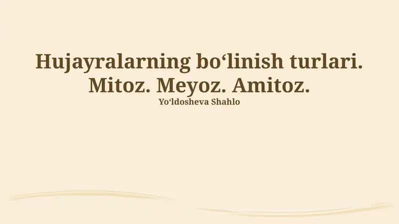 Meyoz II bosqichi