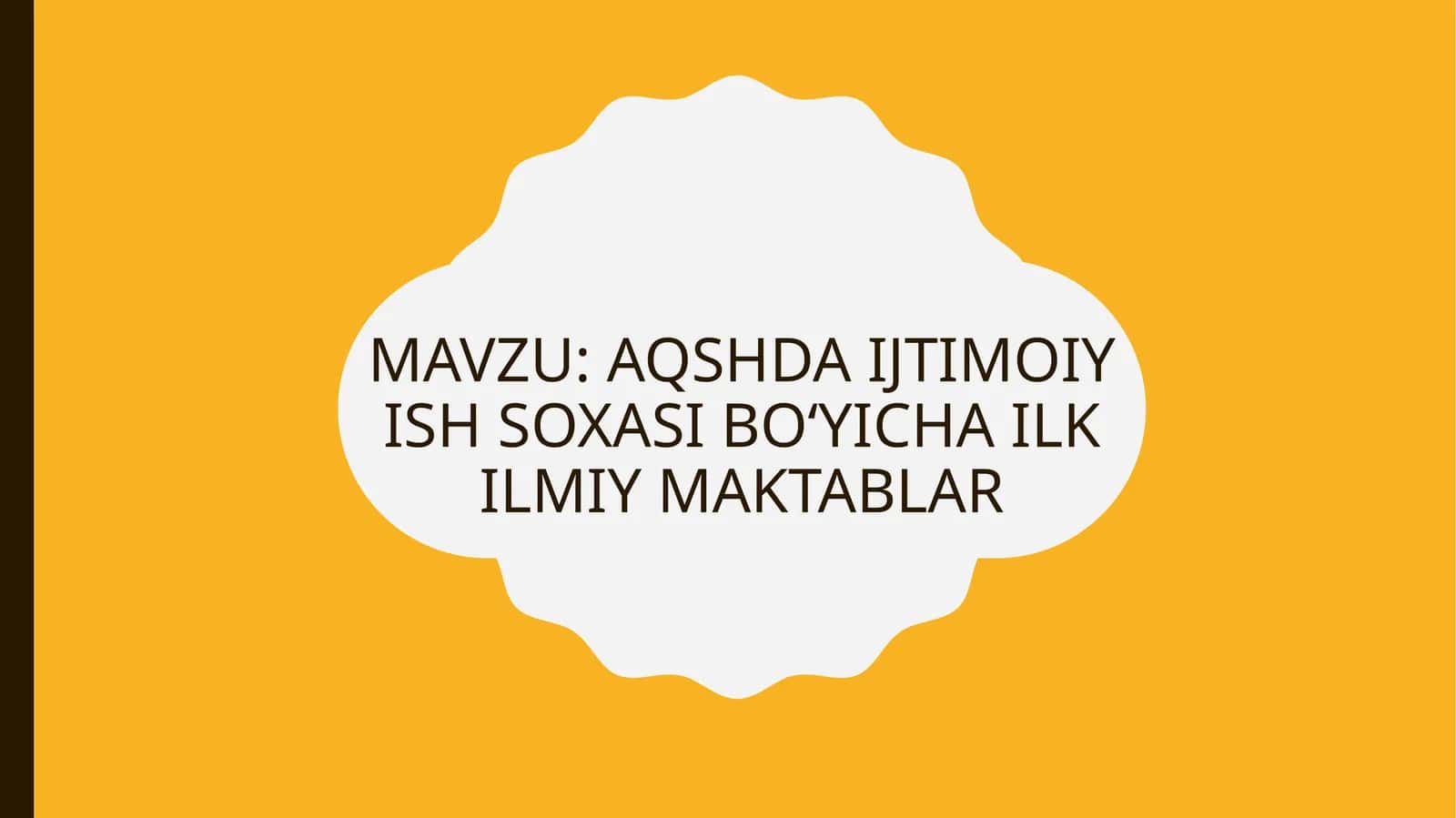 AQSHda ijtimoiy ish soxasi boʻyicha ilk ilmiy maktablar