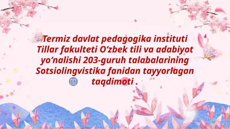 Sotsiolingvistika va adabiyot yoʻnalishi203