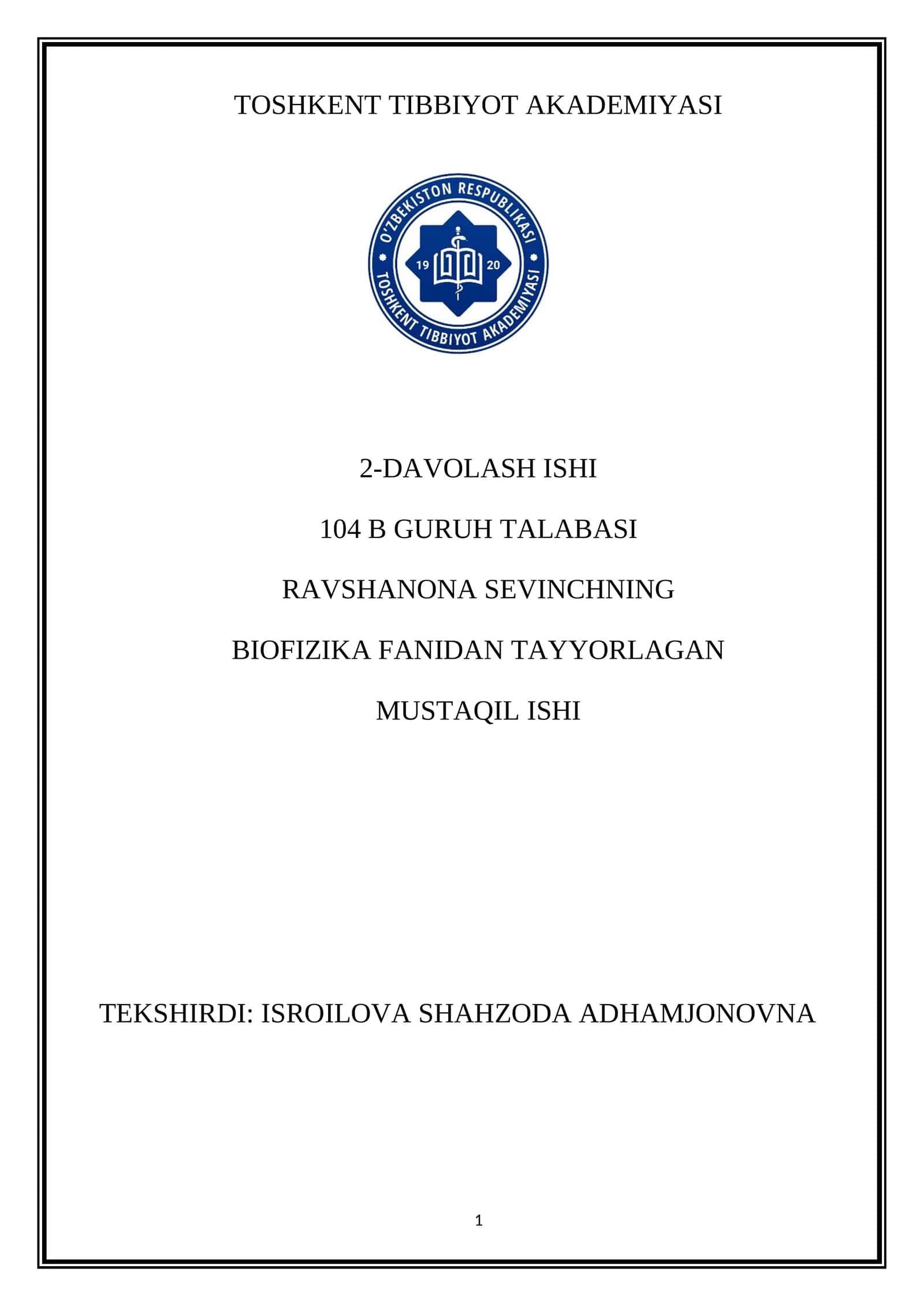 Tovushning fizik xossalari