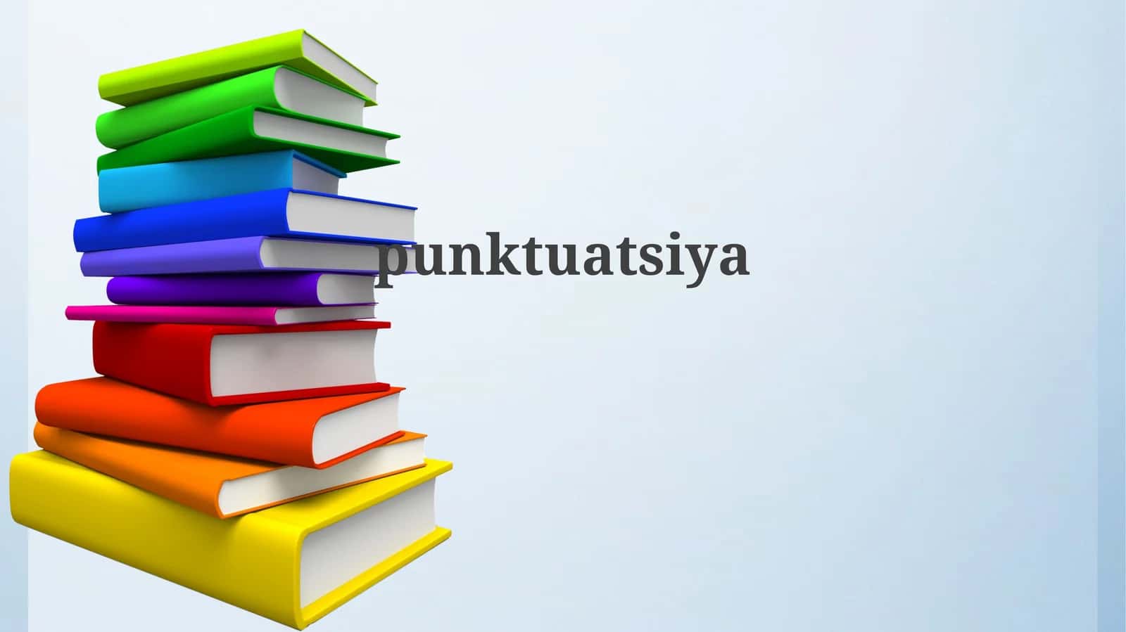 Punktuatsiya