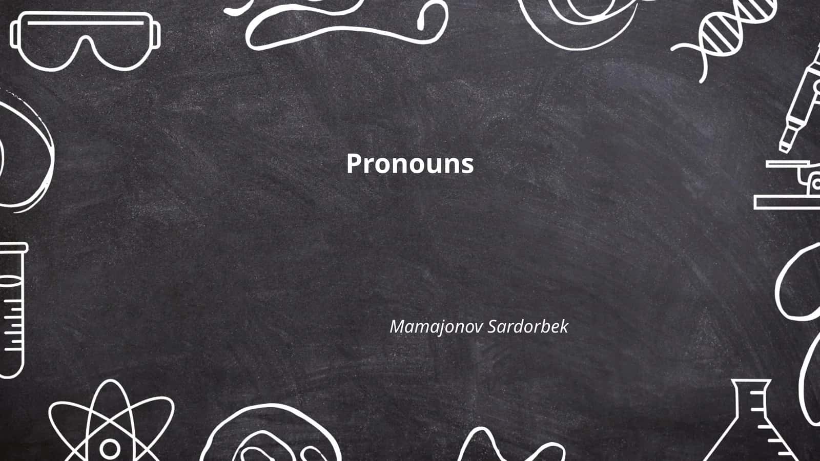 Pronouns