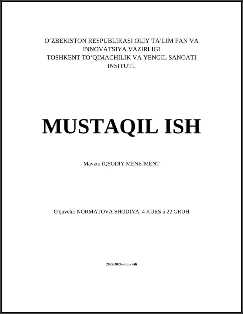IQSODIY MENEJMENT
