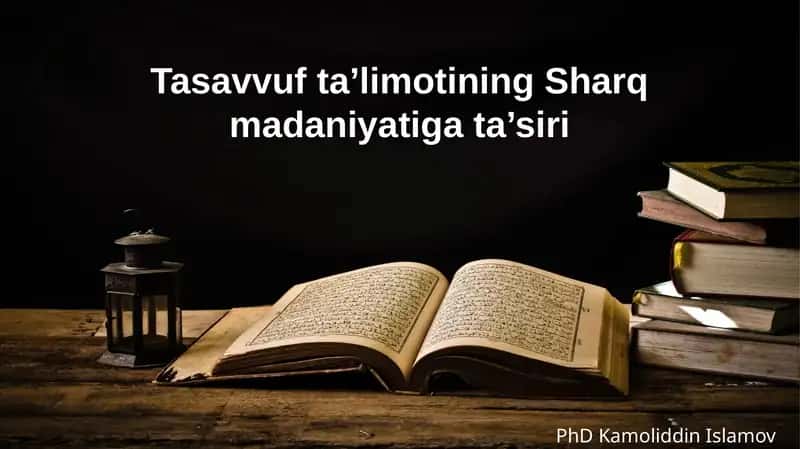 Tasavvuftaʼlimotining Sharq madaniyati gaʼsiri