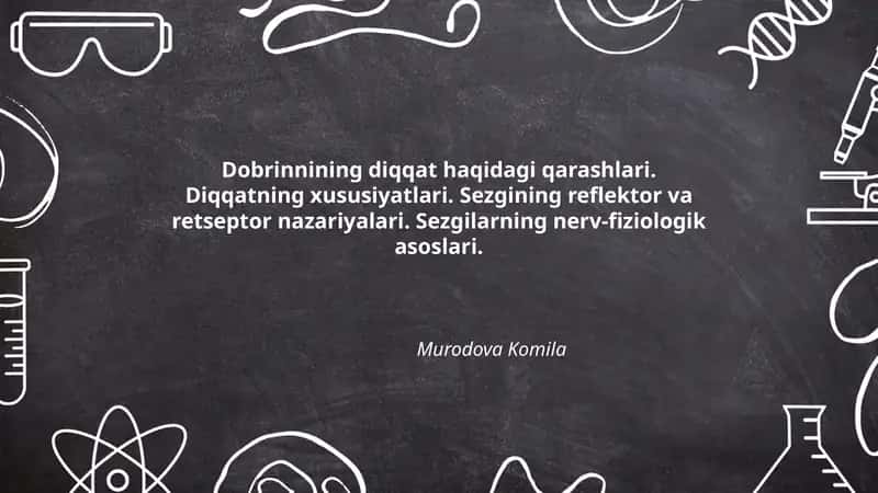 Sezgilarning nerv-fiziologik asoslari