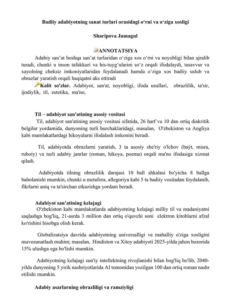 Adabiy san'at turlari