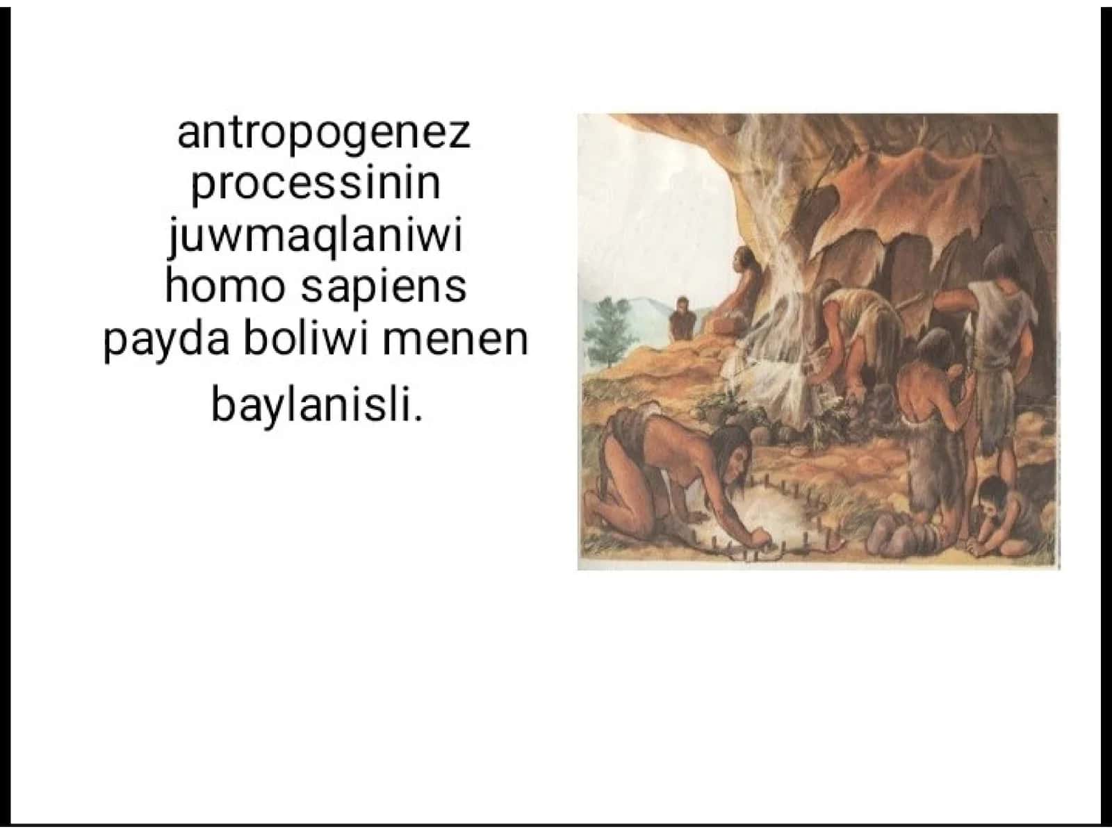 Evolutsiya va insonnishton tayyorlanishi