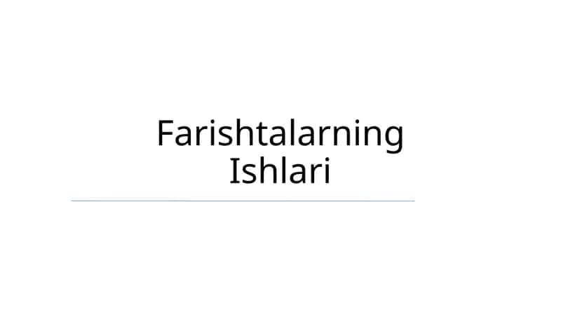 Farishtalarning Ishlari