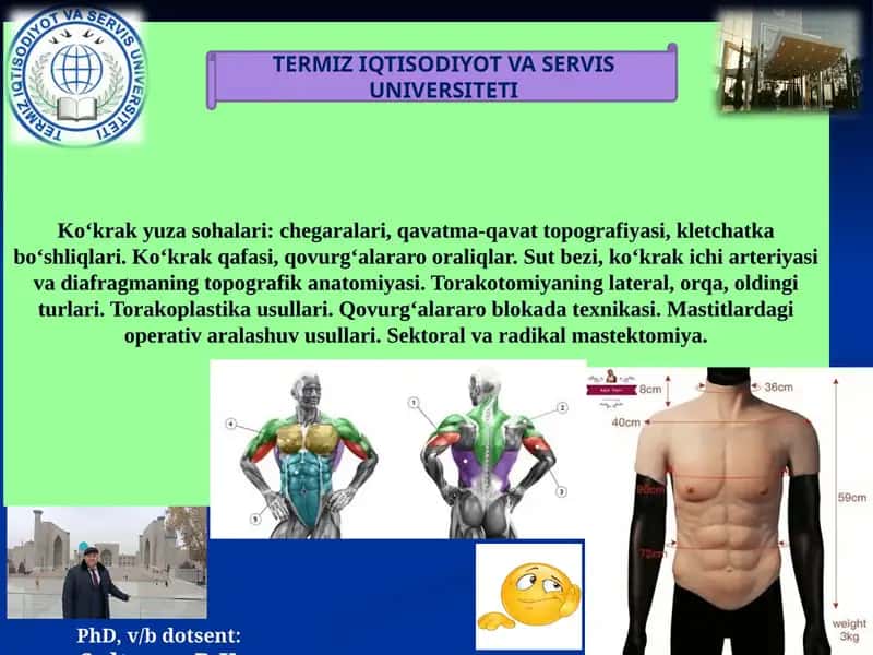 Ko‘krak Sohasi Topografiyasi