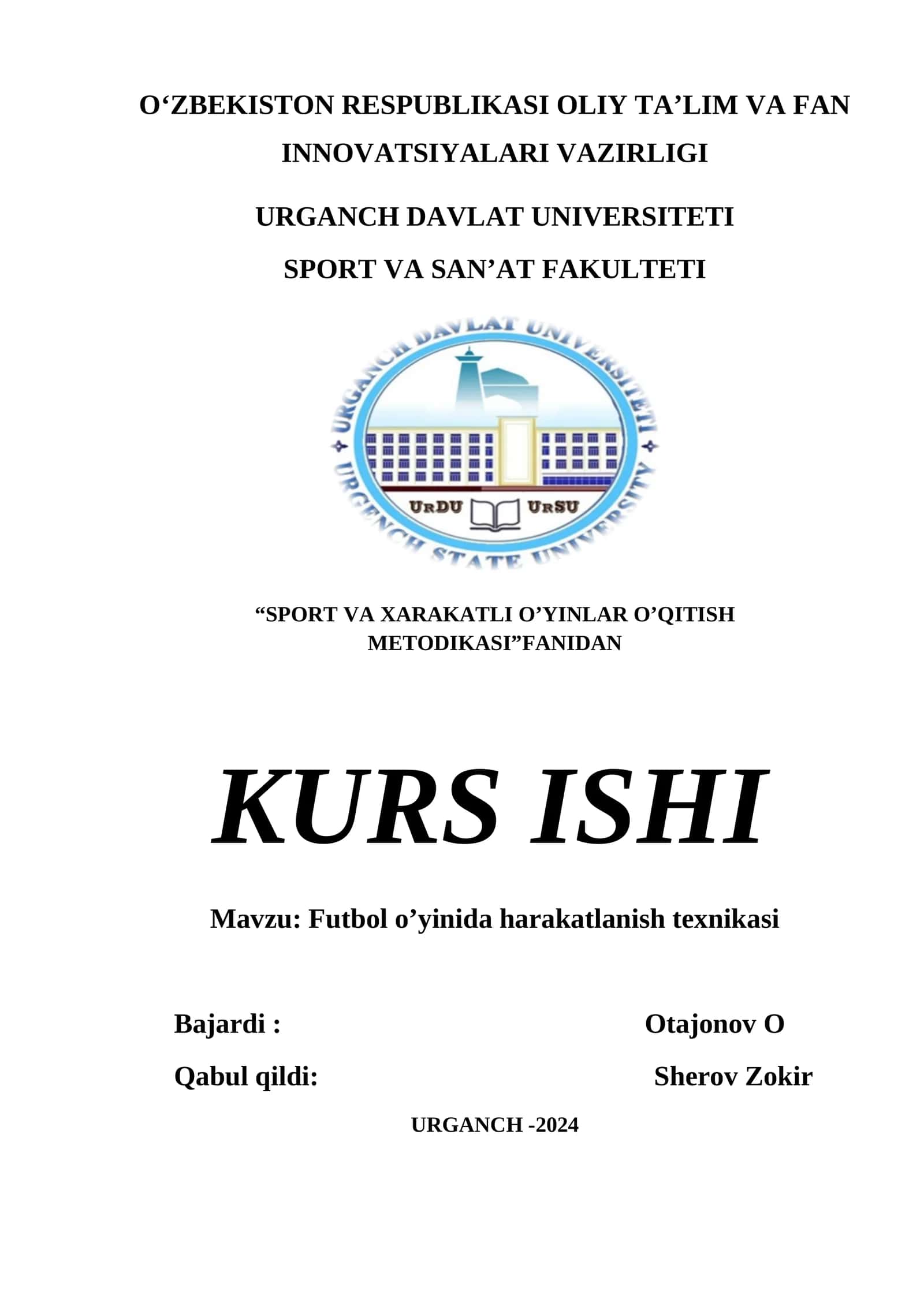 Futbol o’yinida harakatlanish texnikasi