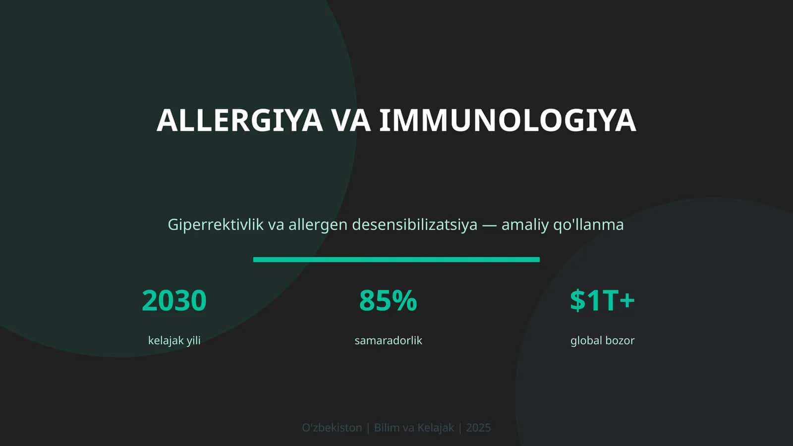 Giperrektivlik va allergen desensibilizatsiya — amaliy qo'llanma