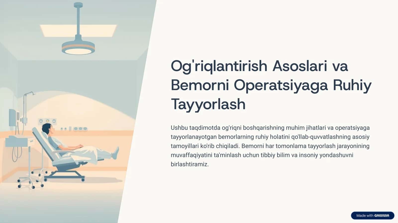 og'riqlantirish asoslari