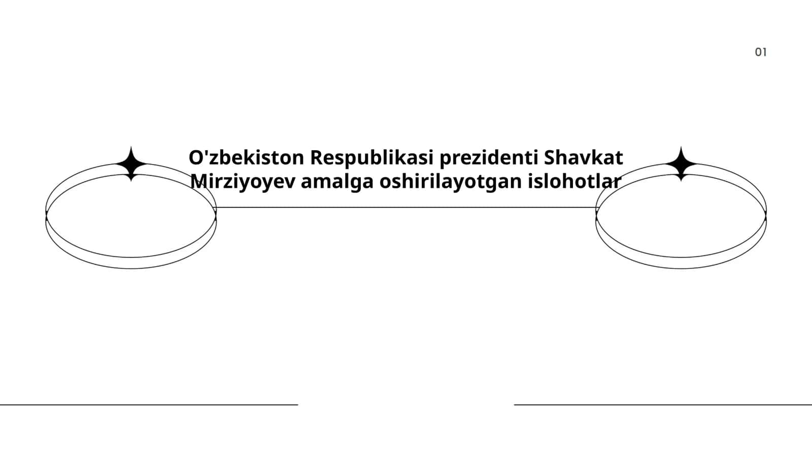 O'zbekiston Respublikasi prezidenti Shavkat Mirziyoyev amalga oshirilayotgan islohotlar