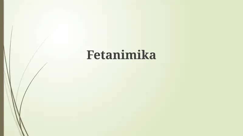 Fetanimika