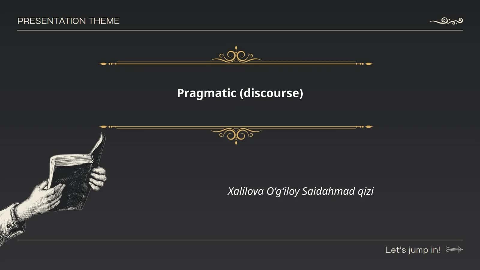 Pragmatic (discourse)