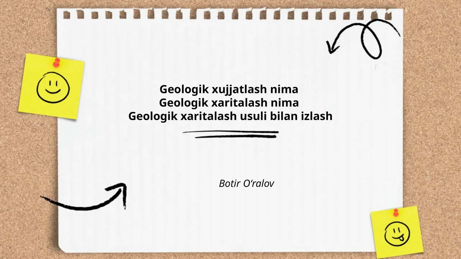 Geologik hujjatlashtirish va xaritalash