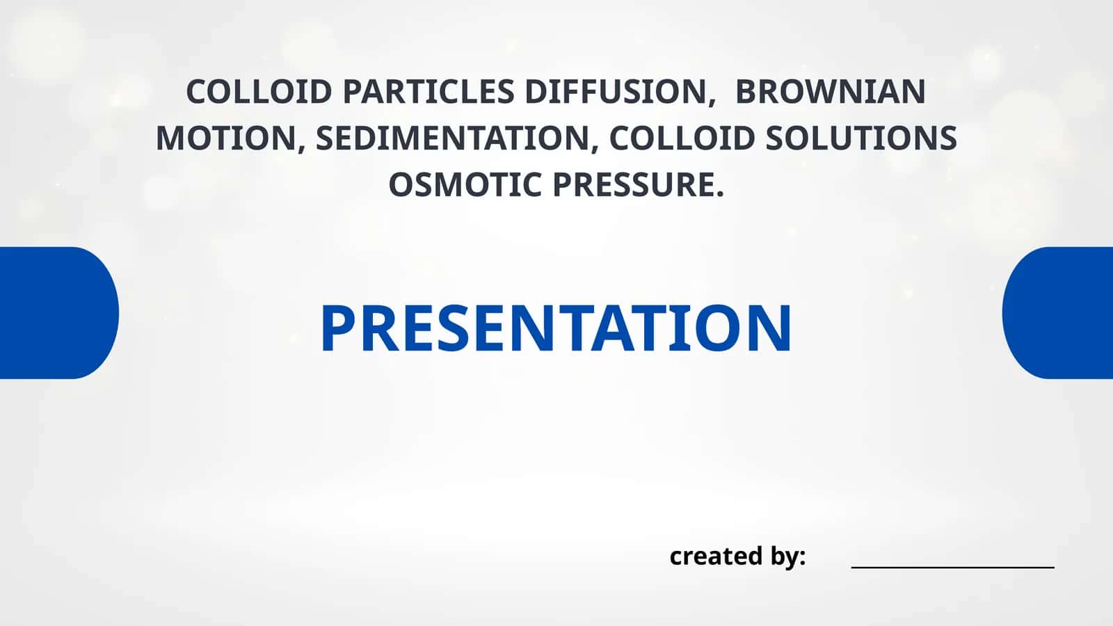 Colloid particles