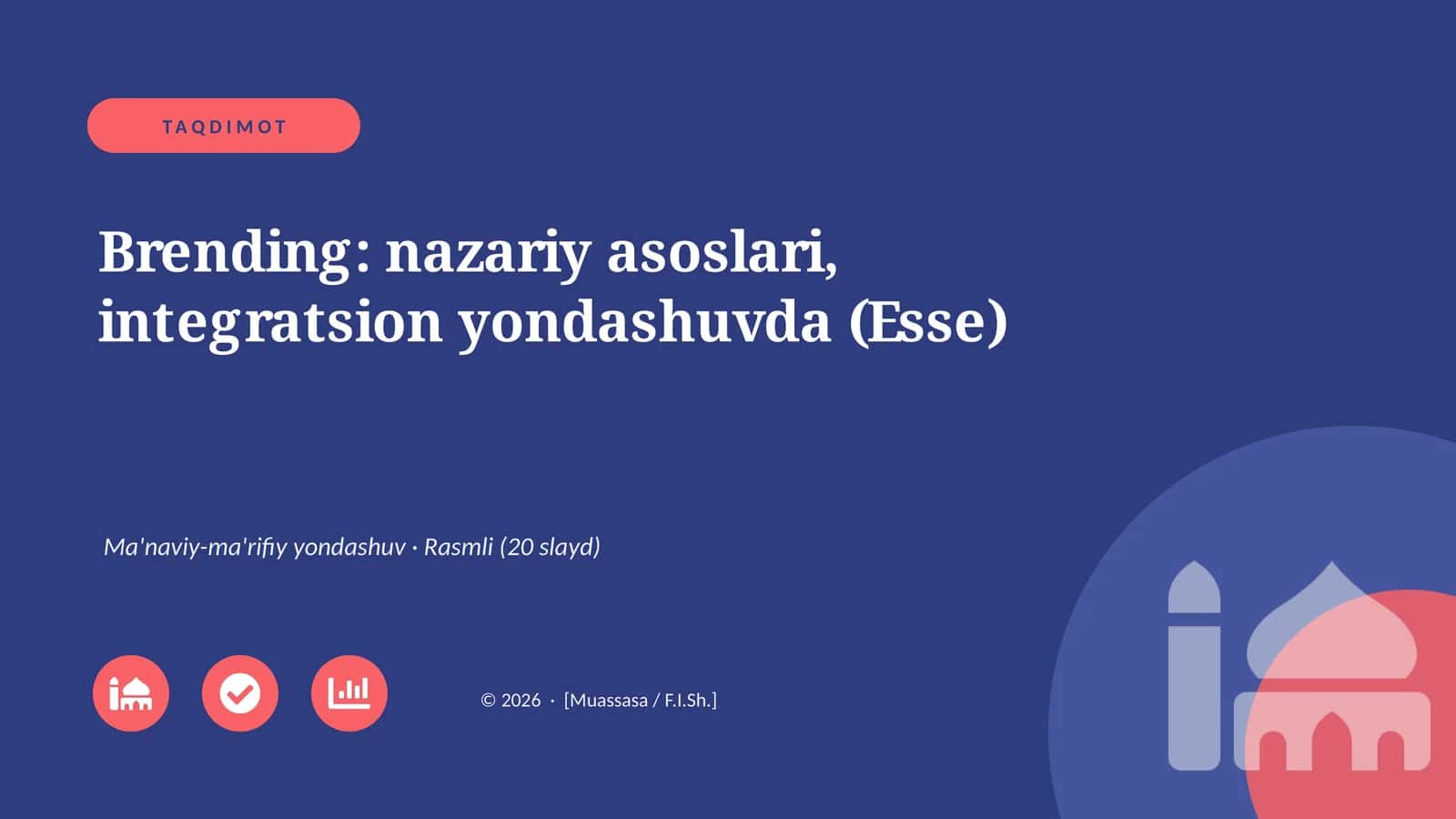 Brending: nazariy asoslari, integratsion yondashuvda (Esse)