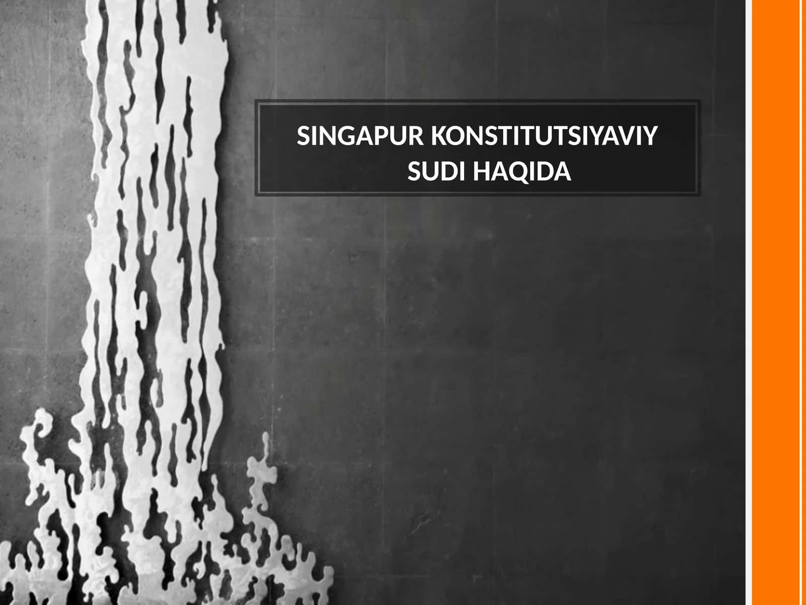 SINGAPUR KONSTITUTSIYAVIY SUDI HAQIDA