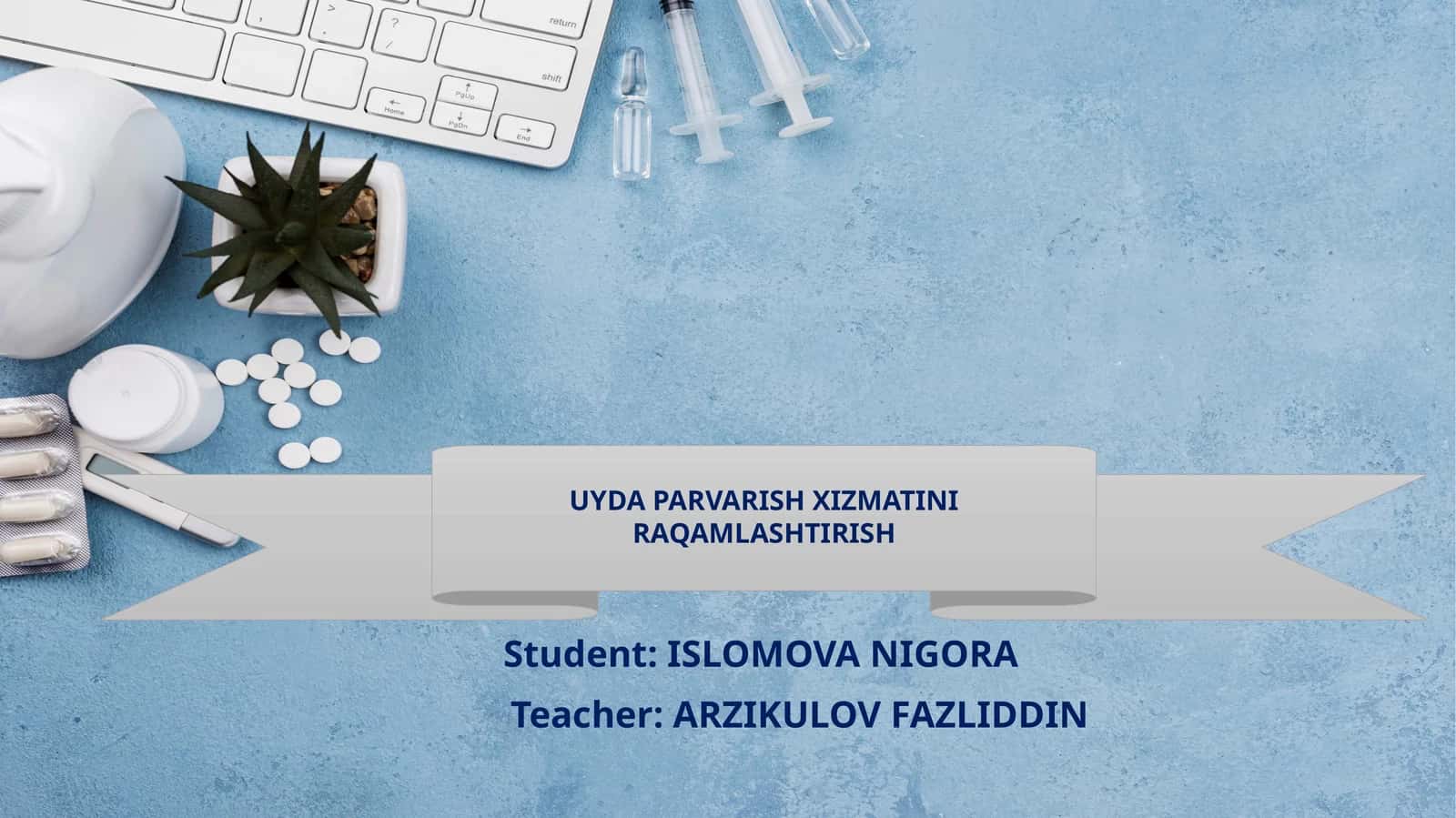 UYDA PARVARISH XIZMATINI RAQAMLASHTIRISH