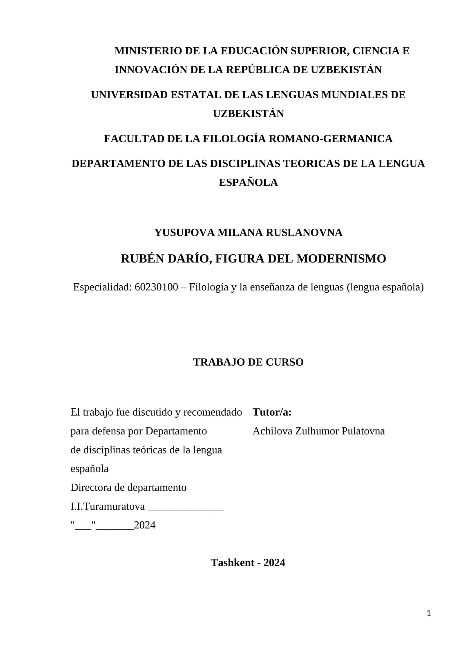 Rubén Darío y modernismo