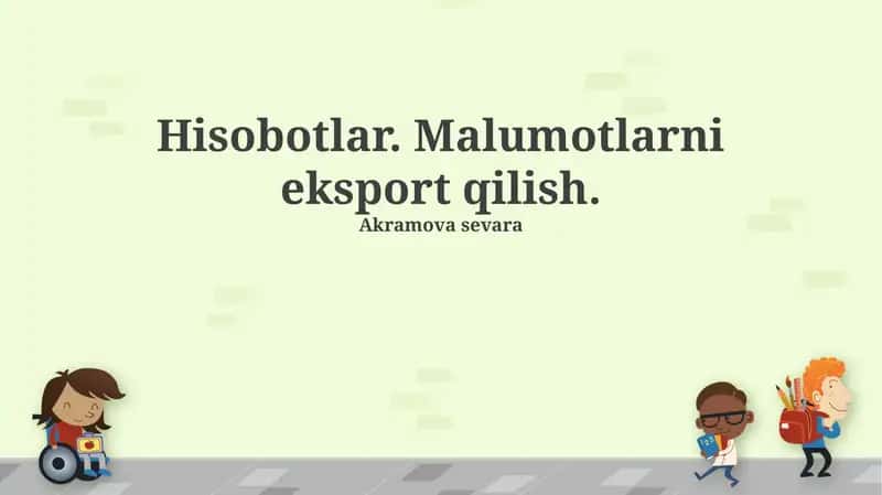 Malumotlar eksporti